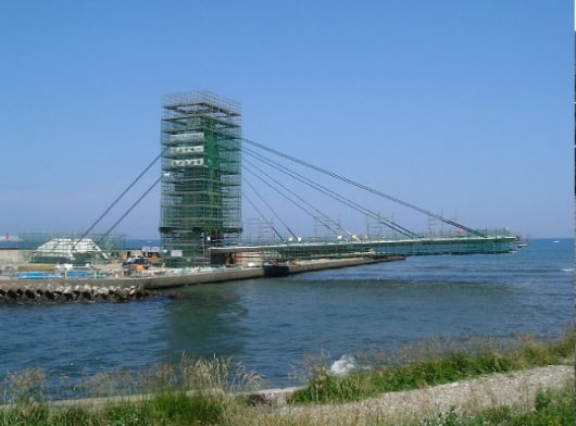 なぎさブリッジ(鰺ヶ沢人道橋)