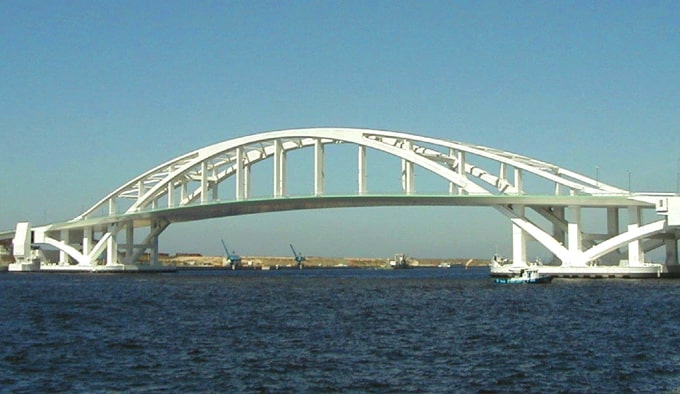 浮体式可動橋夢舞大