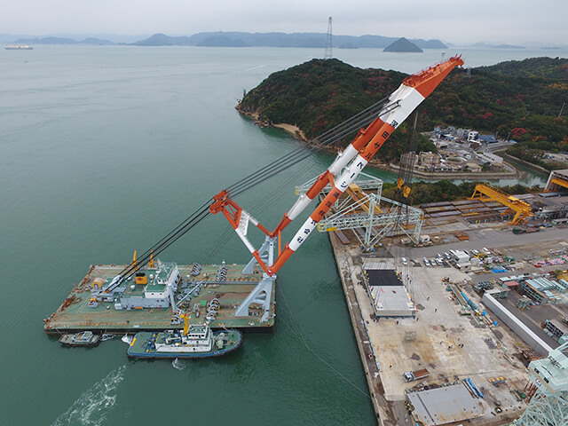 広島県/鮴崎港浮桟橋(RCハイブリッド構造)